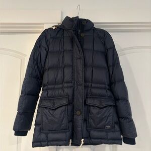 Abercrombie & Fitch Navy Puffer Jacket